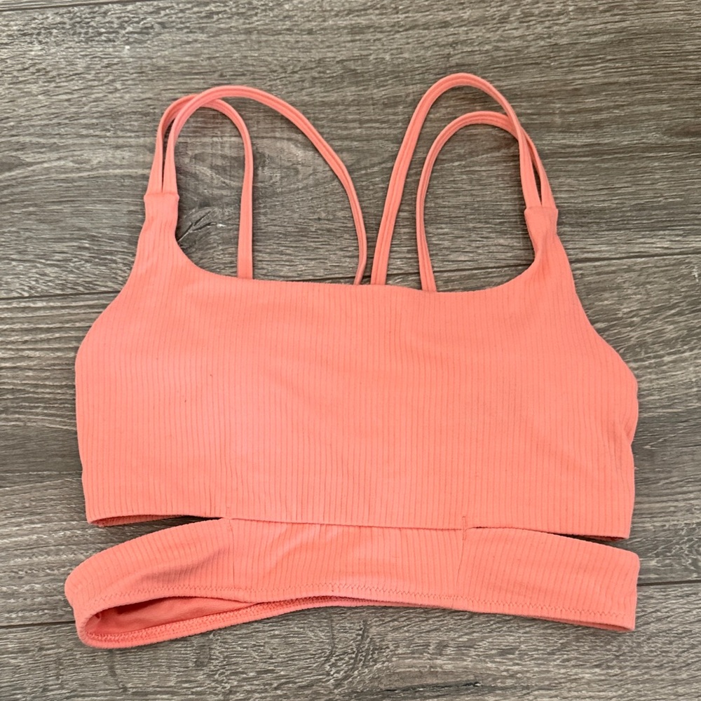 Lululemon Ribbed Nulu Strappy Yoga Bra
